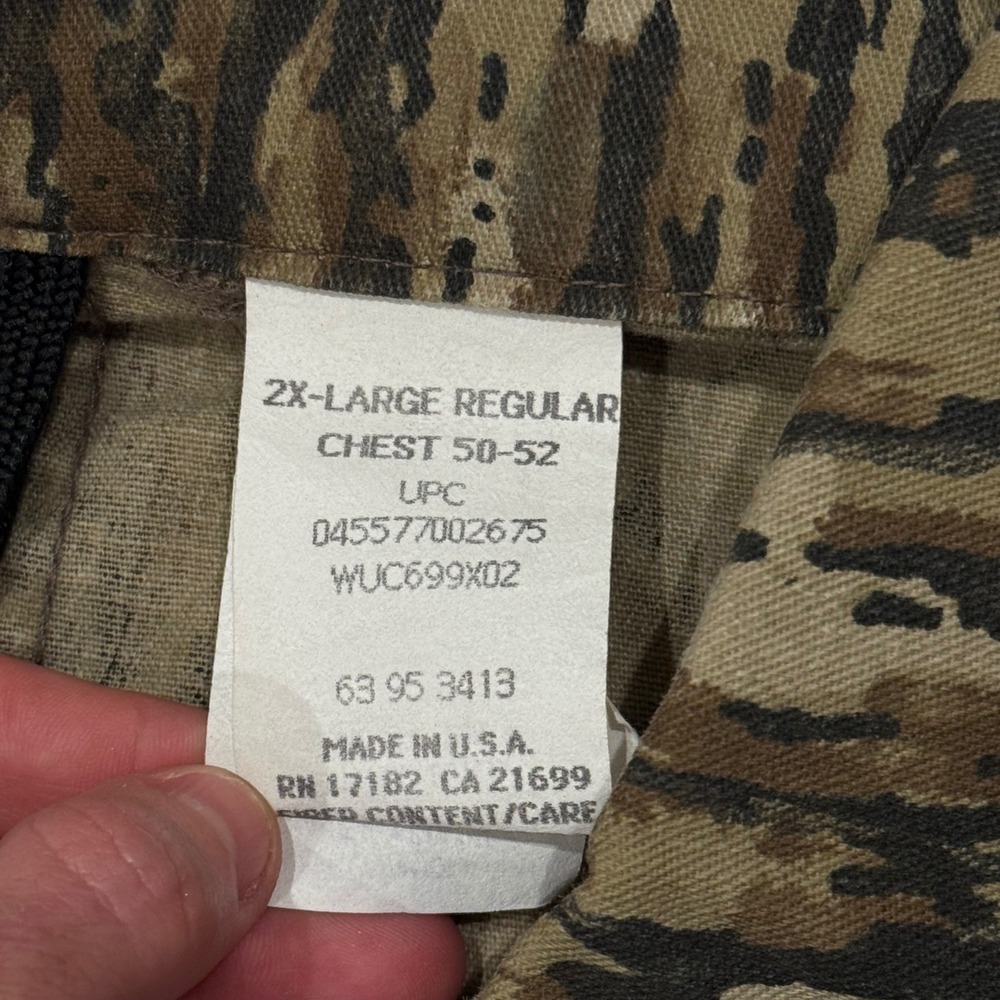 Liberty Rugged Outdoor Gear Camo camouflage utility Coveralls Jumpsuit 2XL *read - Picture 7 of 10